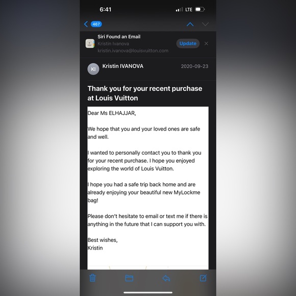 LOUIS VUITTON MY LOCK WALLET ON A CHAIN - Picture 13 of 14